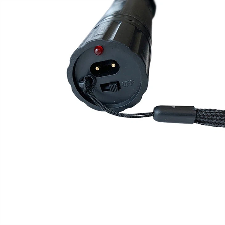 Security Guard Strong Flashlight Stun Gun Black Colour (1101black)